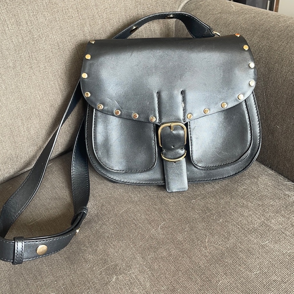 Rebecca Minkoff Black Leather Crossbody Bag